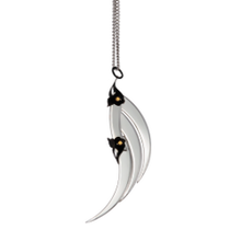 Small Silver Blade Wing Pendant