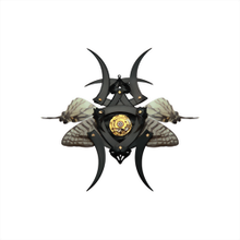Black Butterfly Shuriken Brooch
