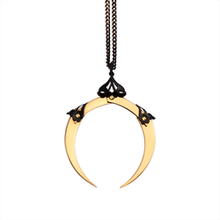 Full Moon Medium Gold Pendant 