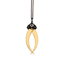 Blind Bite Gold Pendant