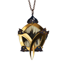 Gold Pentagon Cage Porcupine Fakir Medallion