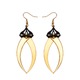 Blind Bite Gold Drop Earrings 