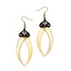 Blind Bite Gold Drop Earrings 