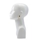 Serpent Fangs Gold Spike Earrings