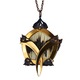 Gold Pentagon Cage Porcupine Fakir Medallion