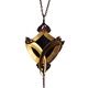 Gold Coat of Arms Cage Black Horsehair Medallion