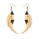 Medium Gold Blade Wings Earrings