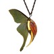 Luna Moth Large Gold and Copper Blade Wing Pendant 