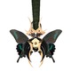 Gold and Black Hercules Butterfly Necklace 