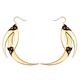 Aya Gold Spikes Earrings 