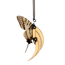 Swallowtail Butterfly Small Gold Wing Pendant 