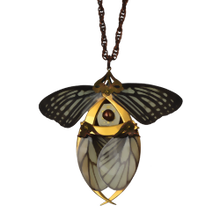 Gold Butterfly Necklace with Secret Blades
