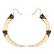 Rose Thorn Small Gold Drop Earrings