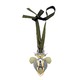 Gold and White Hercules Butterfly Necklace 