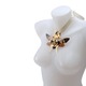 Gold Horn Cicada Necklace